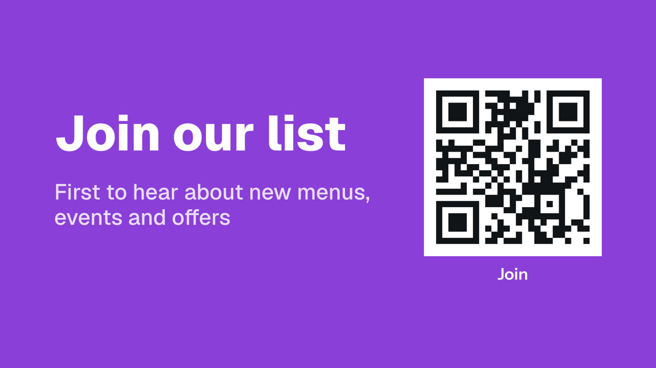 Join our list