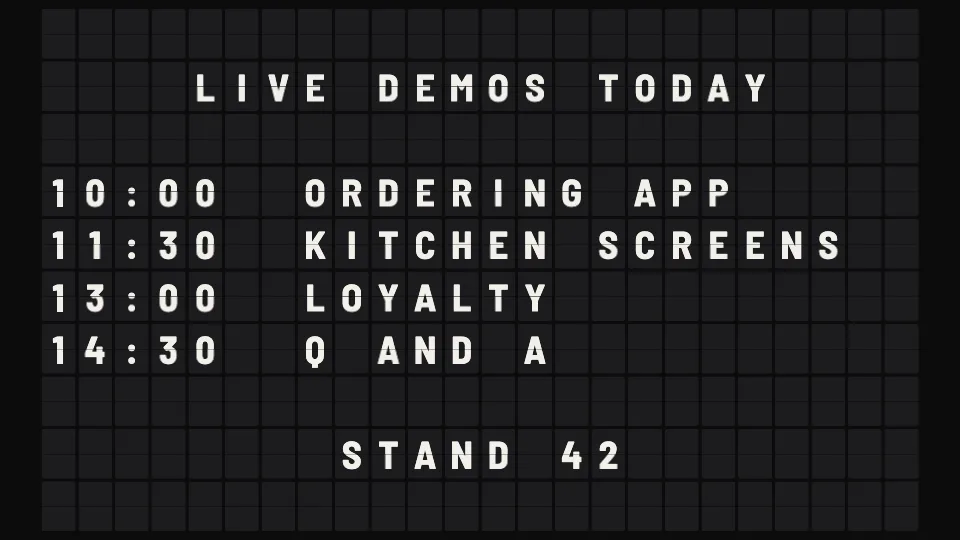 Demo times