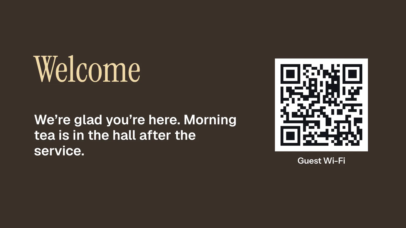 Welcome