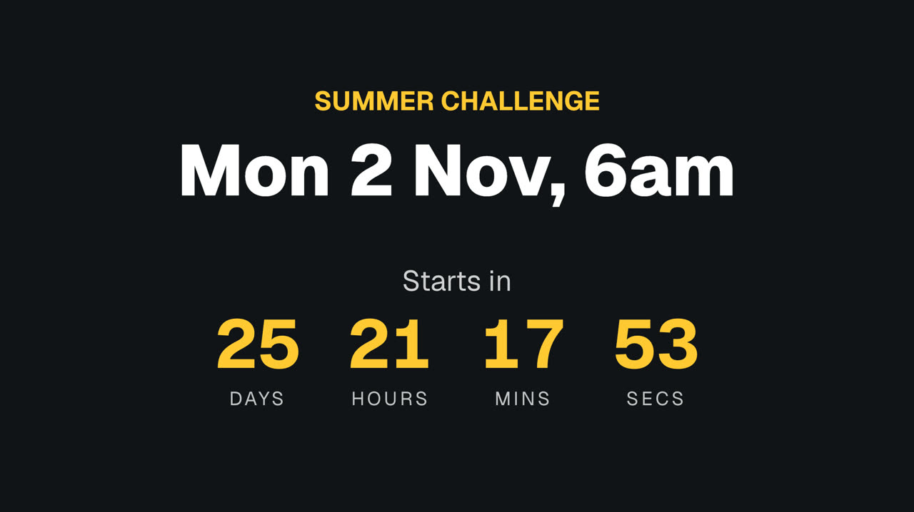 Challenge countdown