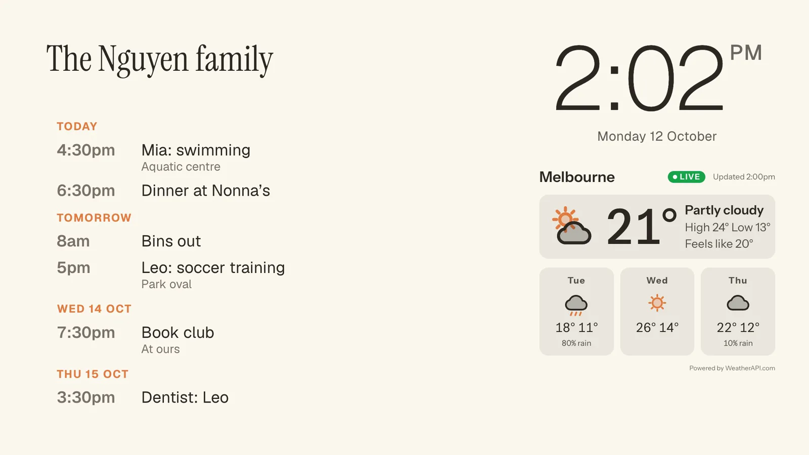 Family board