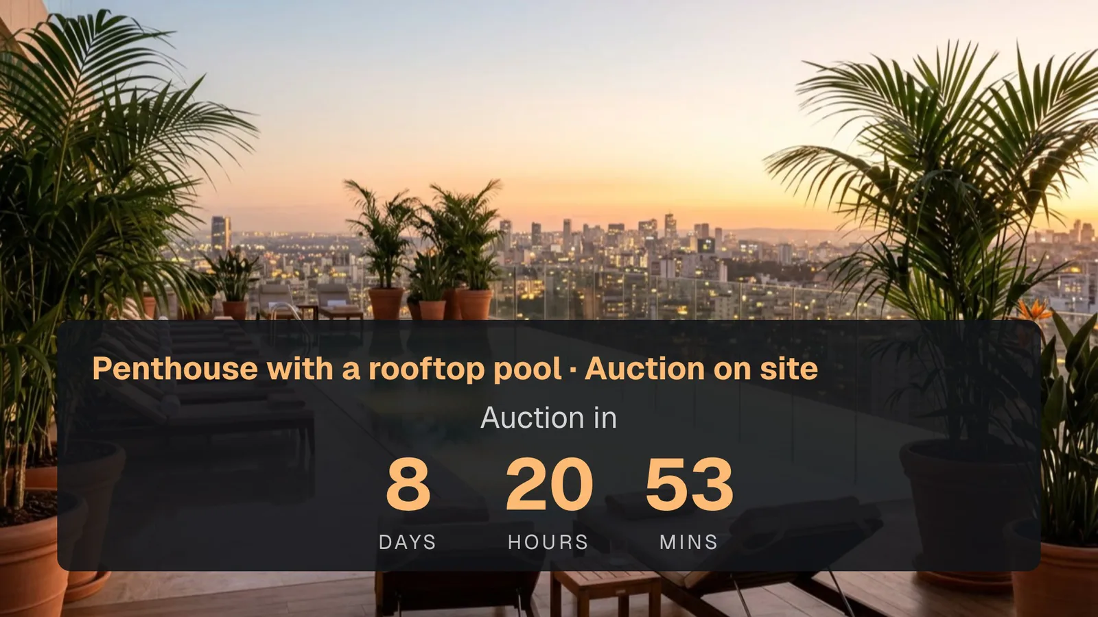 Auction countdown