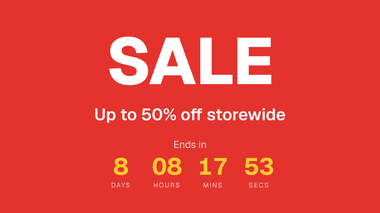 Sale countdown