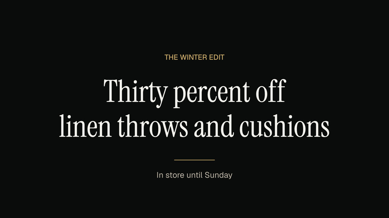 The winter edit