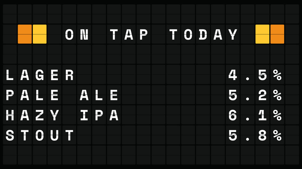 On tap today