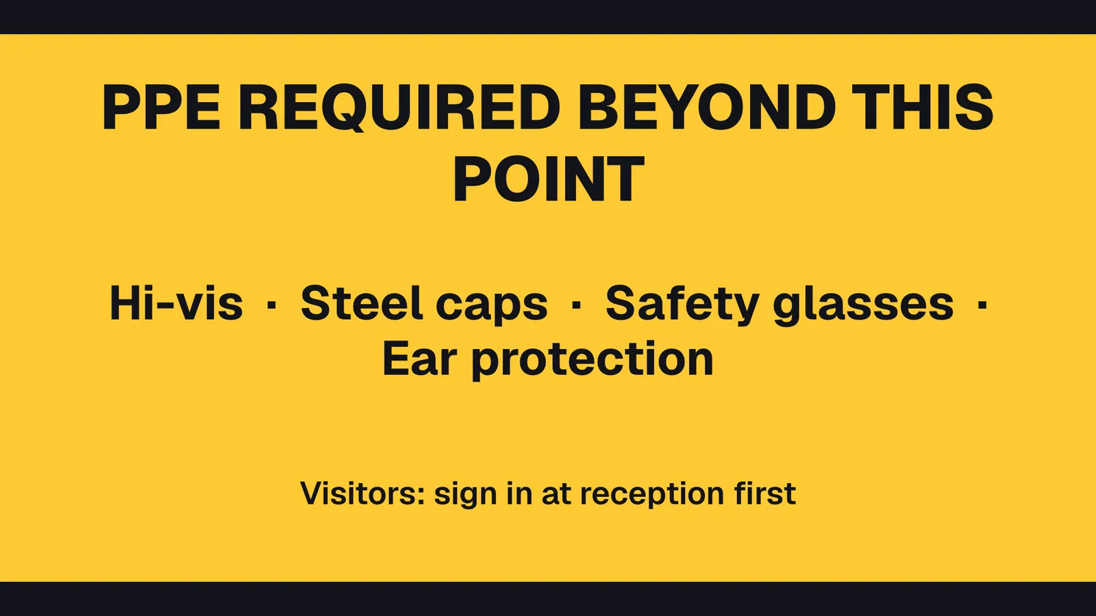 PPE required
