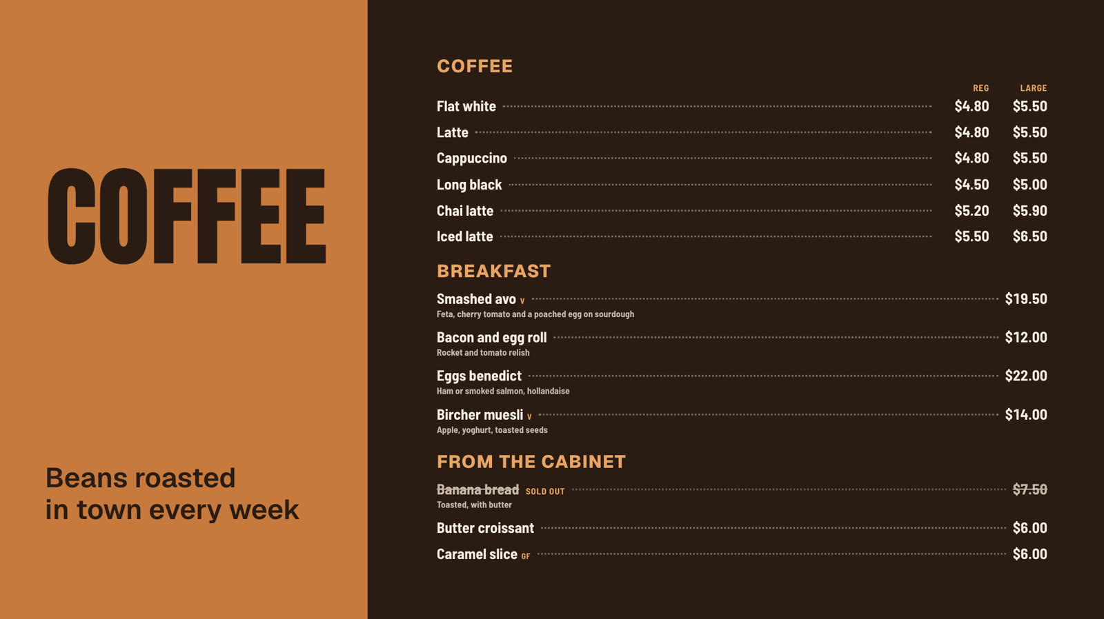 Coffee bar