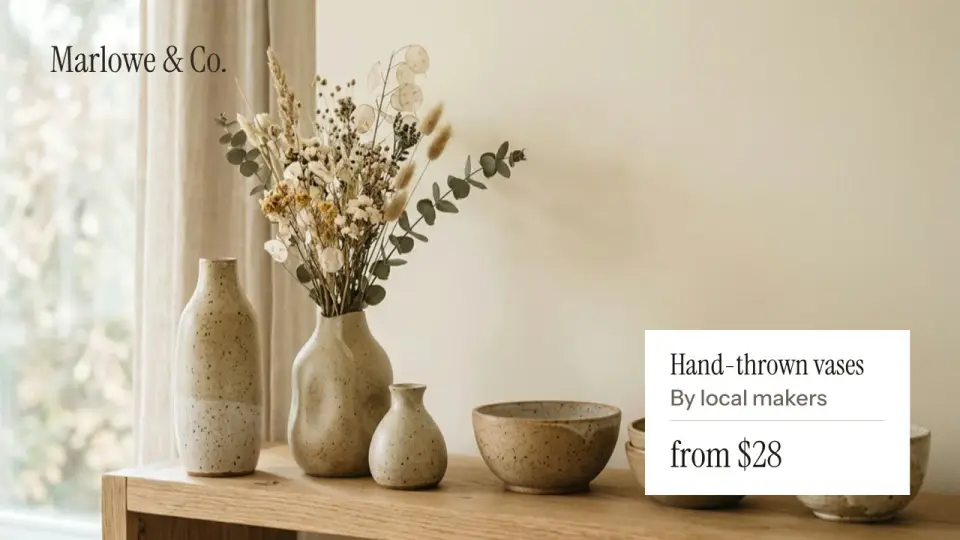 New ceramics, with a photo