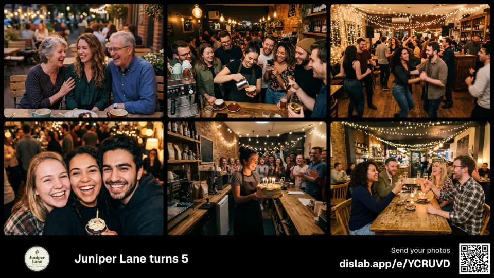 Guests’ photos, with a photo