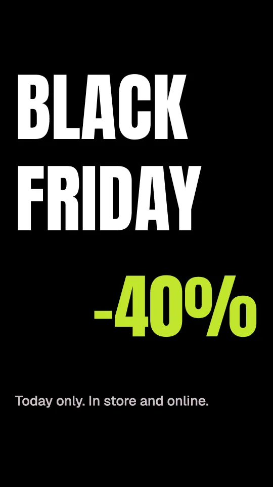 Black Friday in portrait