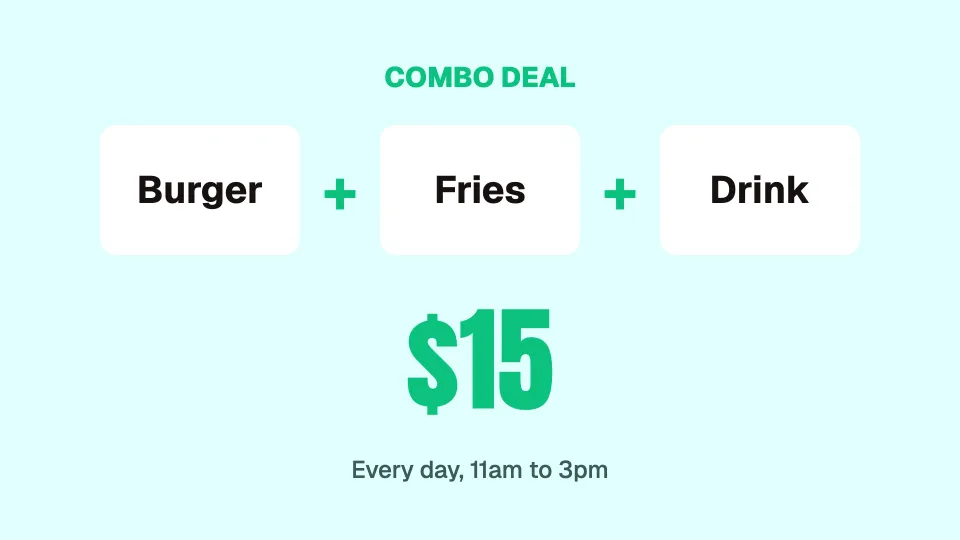 Combo deal
