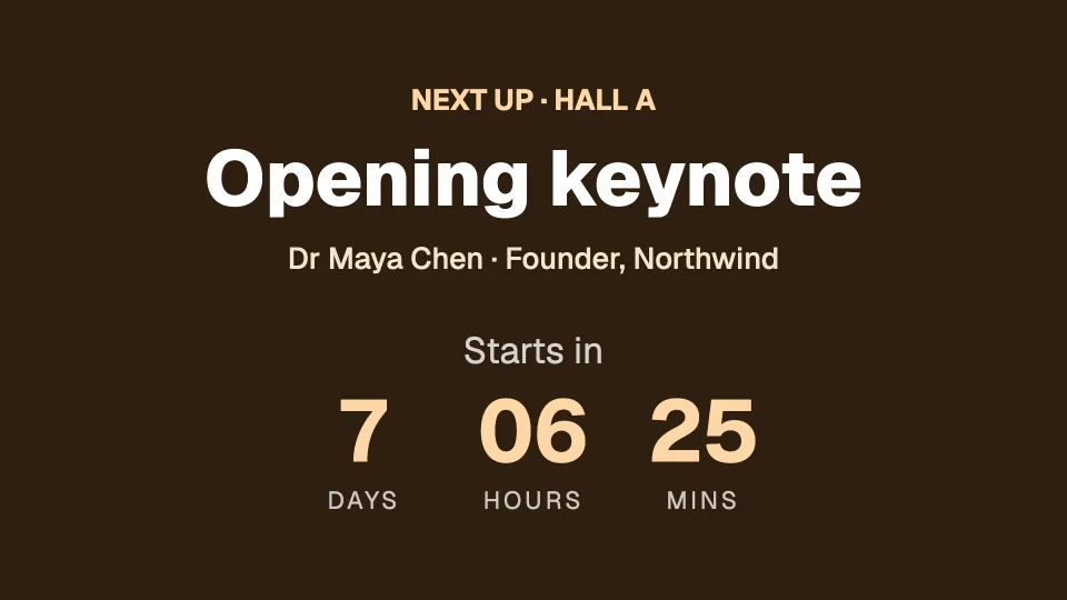 Keynote countdown