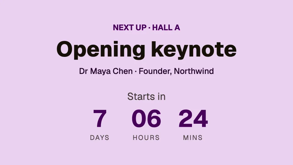 Keynote countdown