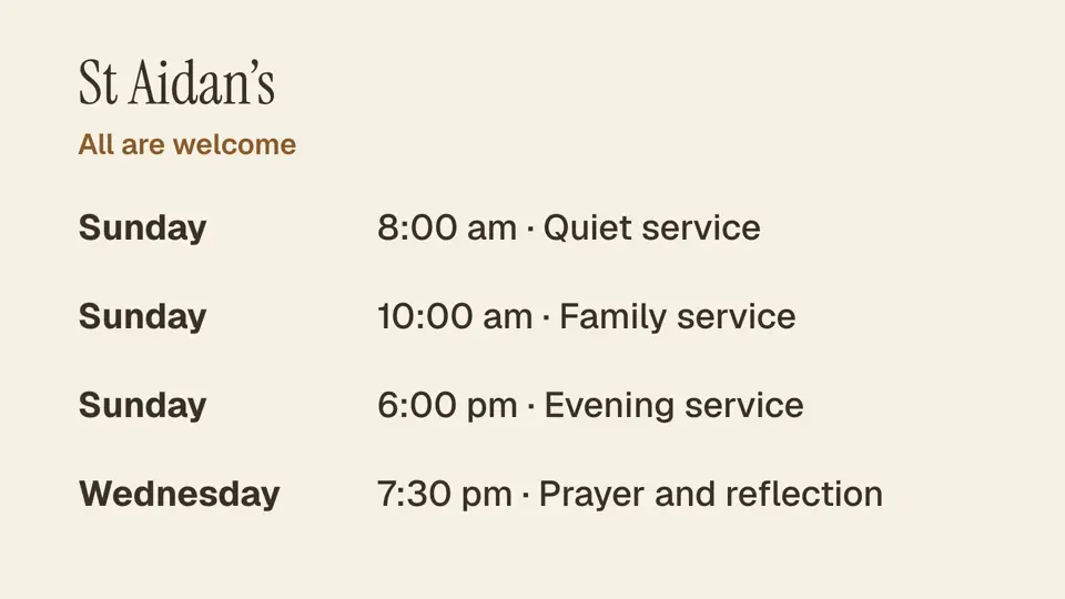 Service times