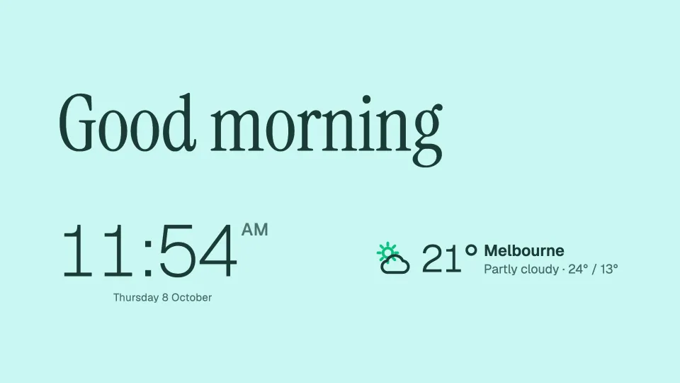 Good morning