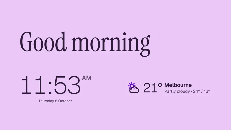 Good morning