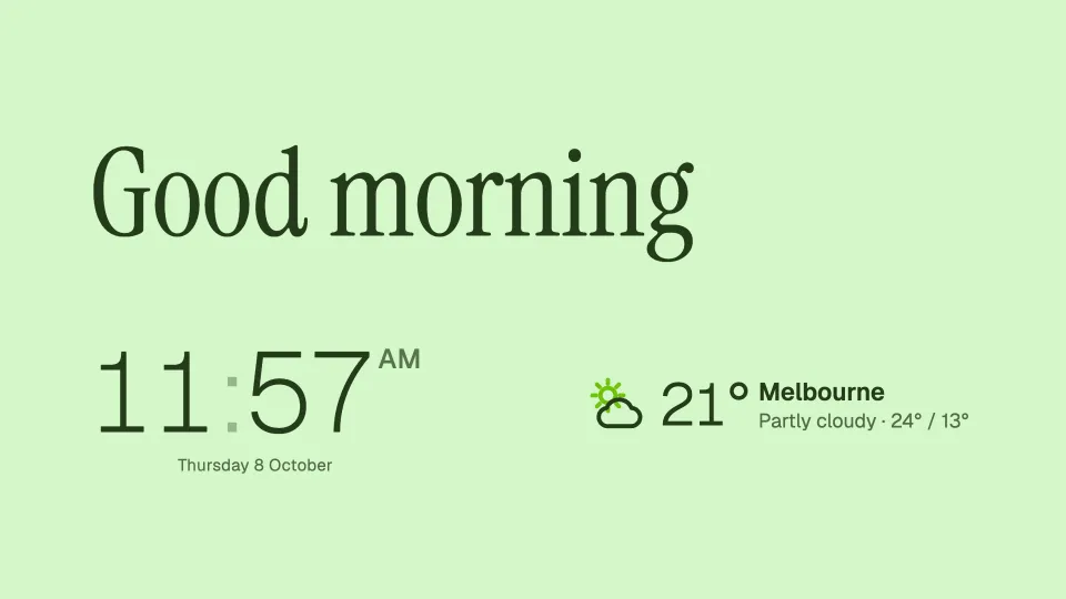 Good morning