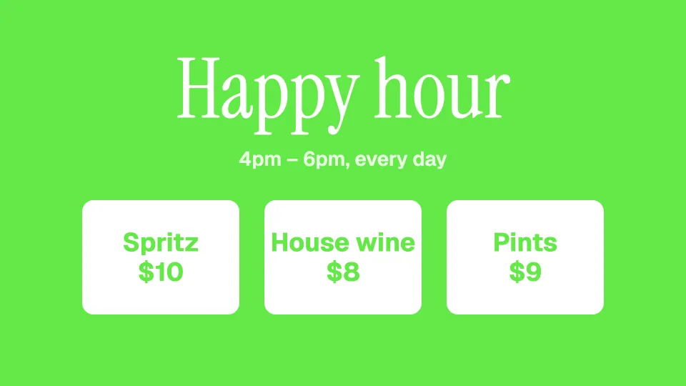 Happy hour