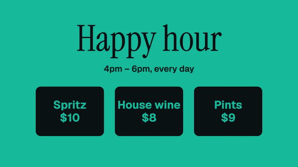 Happy hour