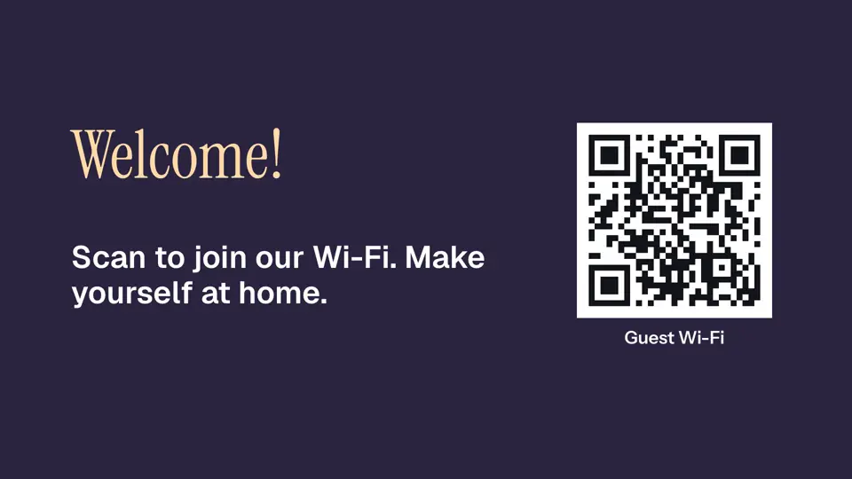 Guest Wi-Fi at home