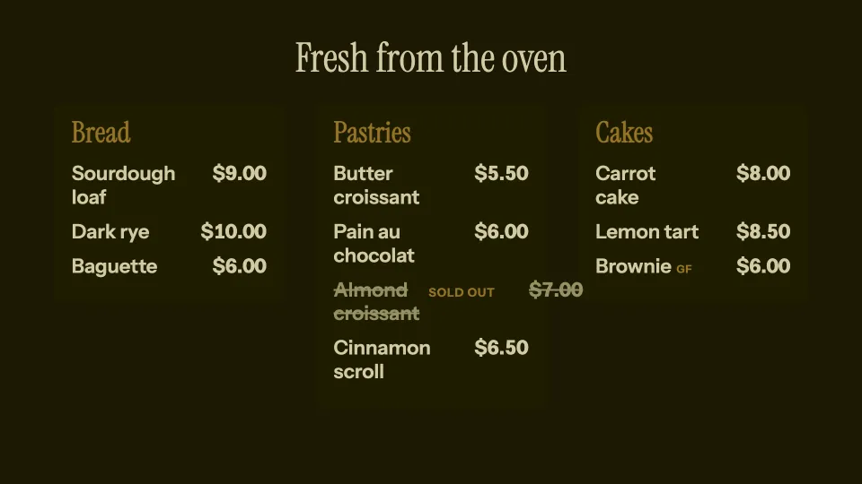Bakery