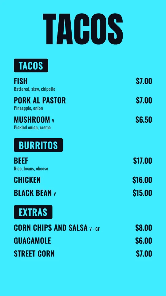 Street food in portrait
