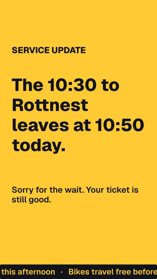Service update