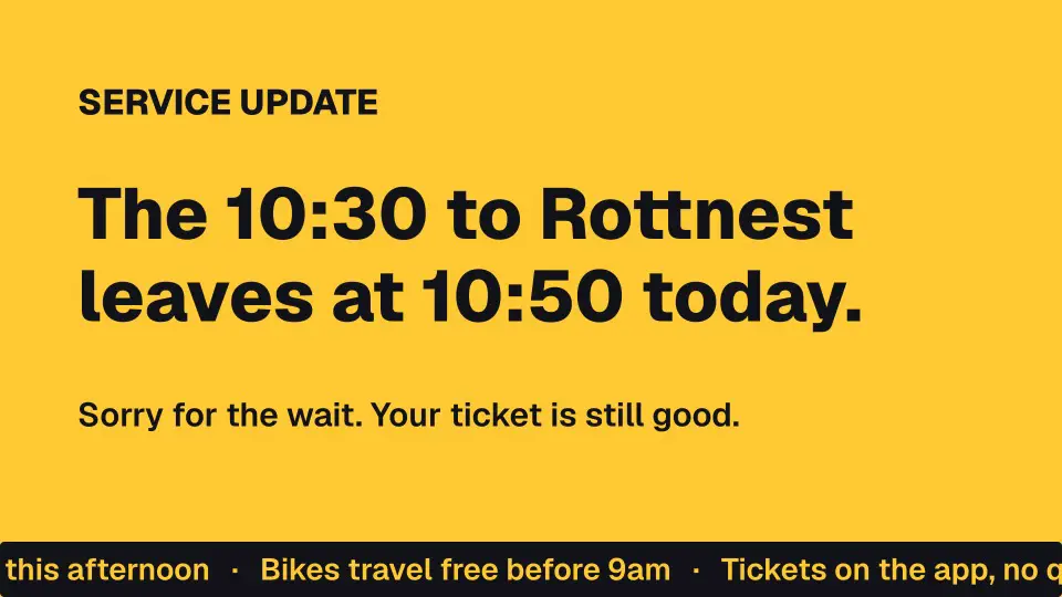 Service update