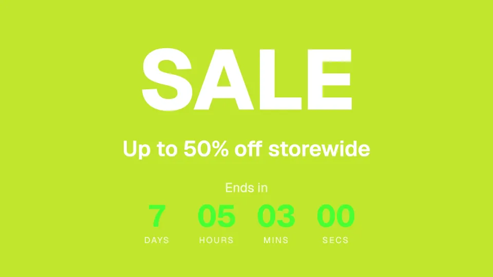 Big sale