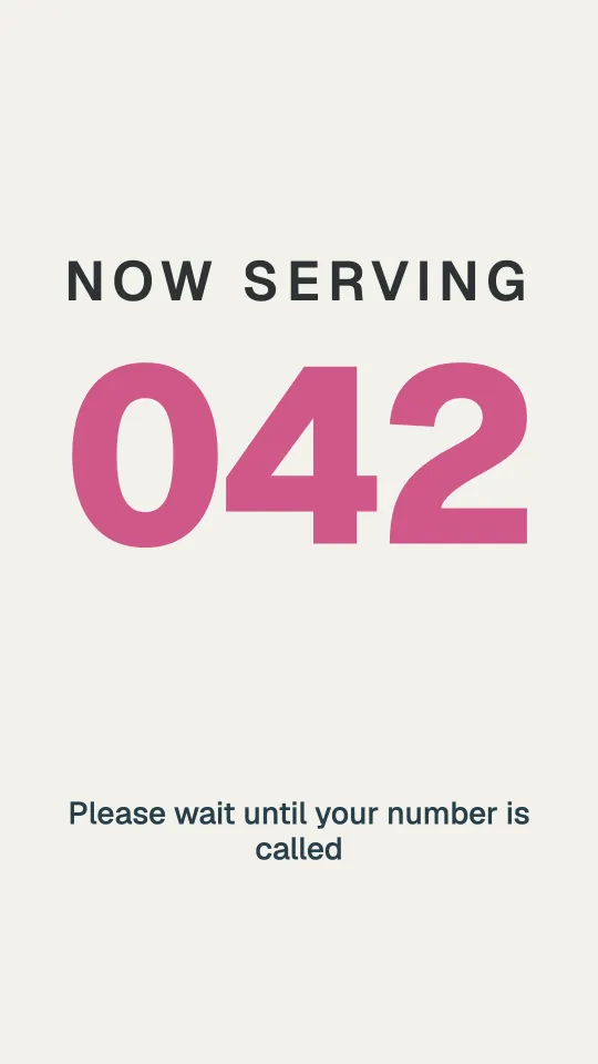 Now serving in portrait