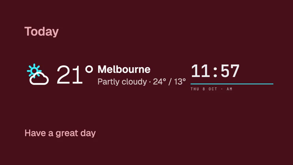 Today’s weather