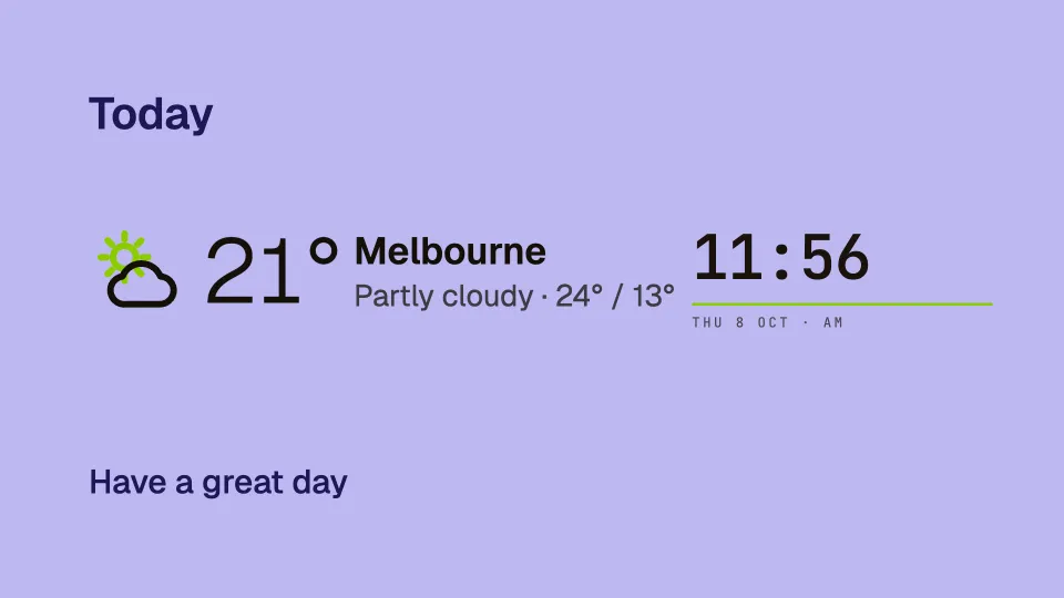 Today’s weather