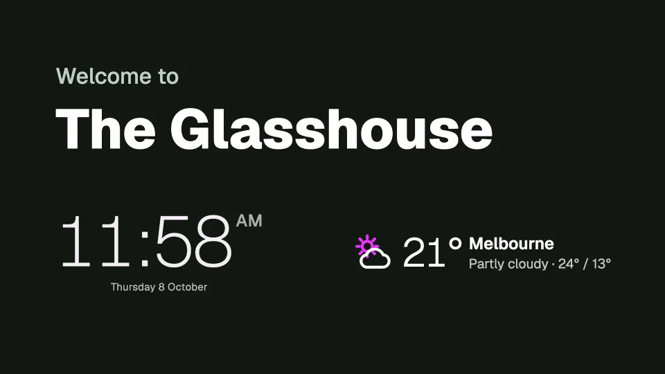 Welcome and weather