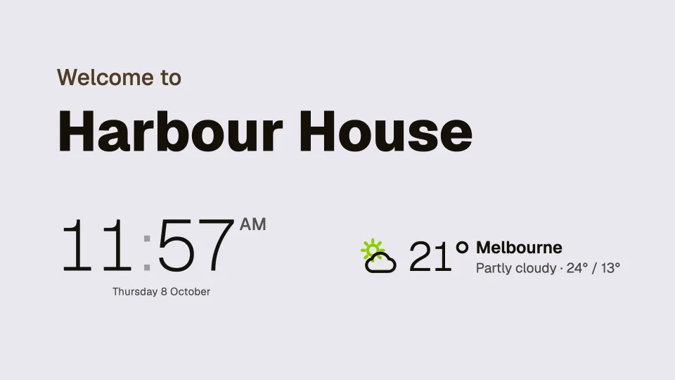 Welcome and weather