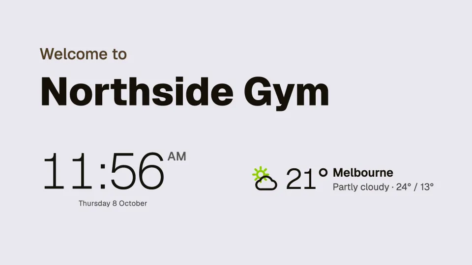 Welcome and weather