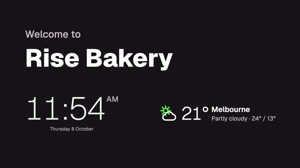 Welcome and weather