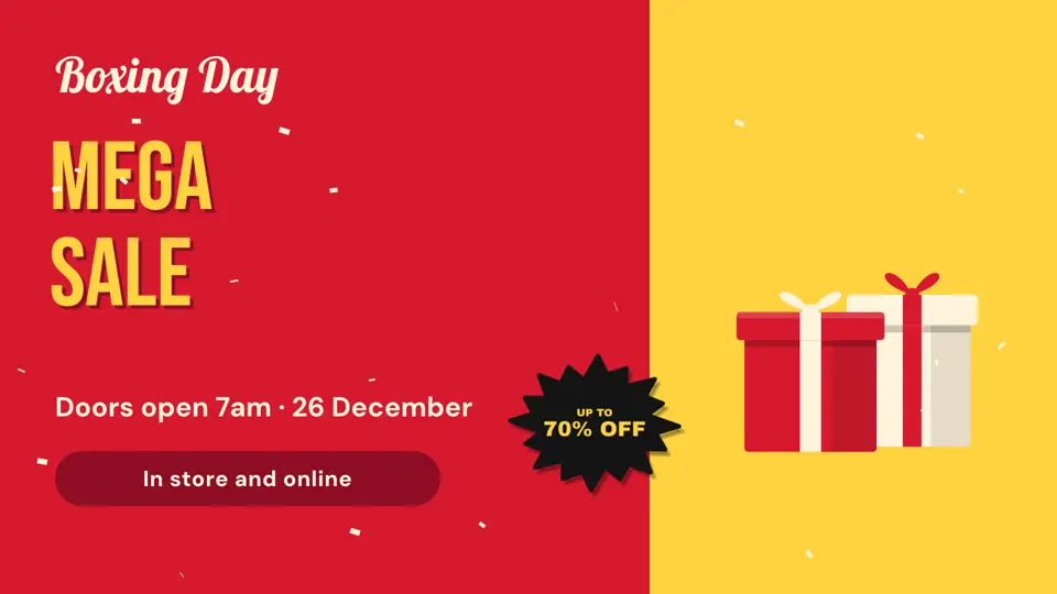 Boxing Day sale