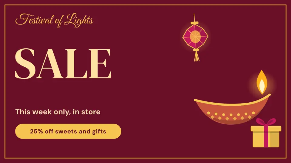 Festival of Lights sale