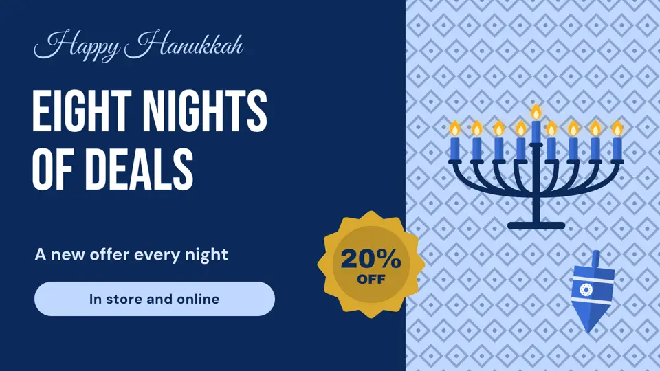 Hanukkah sale