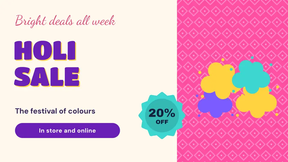 Holi sale