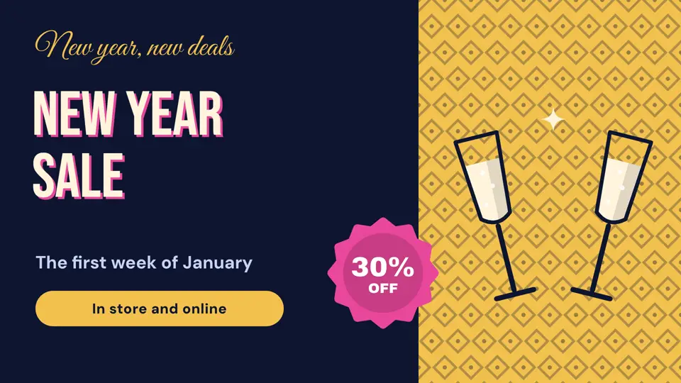 New Year sale