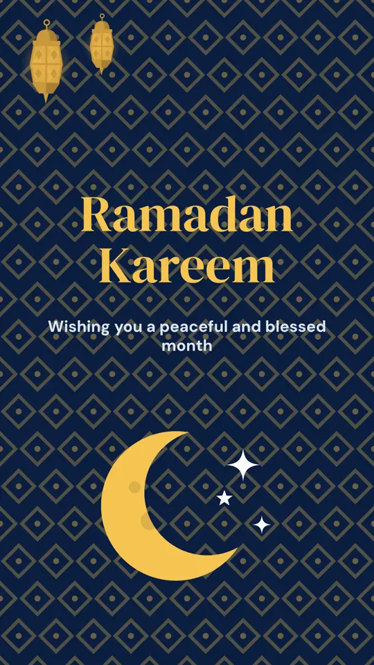 Ramadan, on a portrait screen