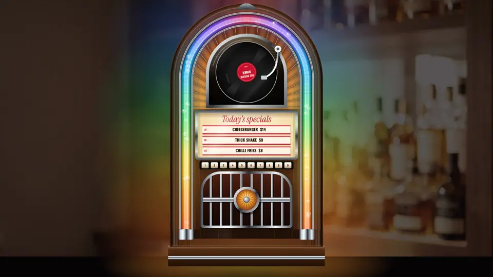 Jukebox, full screen