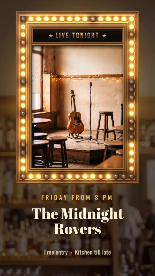 Live tonight, on a portrait screen