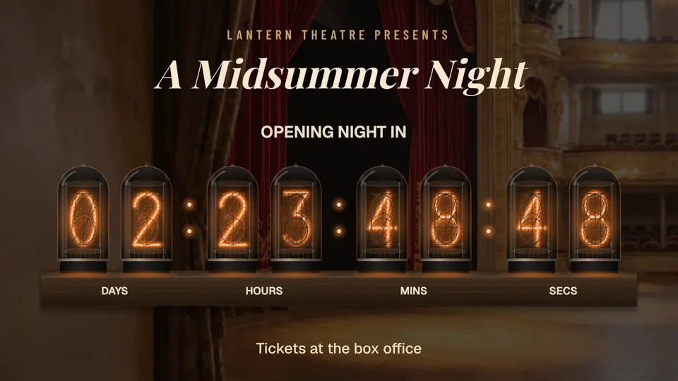 Opening night