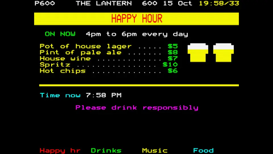 Happy hour